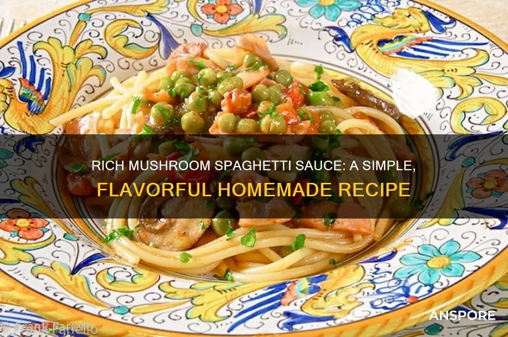 how to make spaghetti sauce with mushrooms