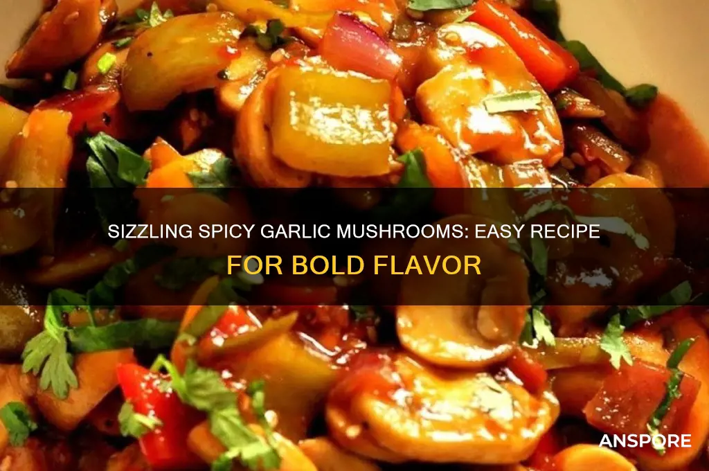 how to make spicy garlic mushroom