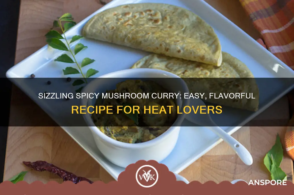 how to make spicy mushroom curry