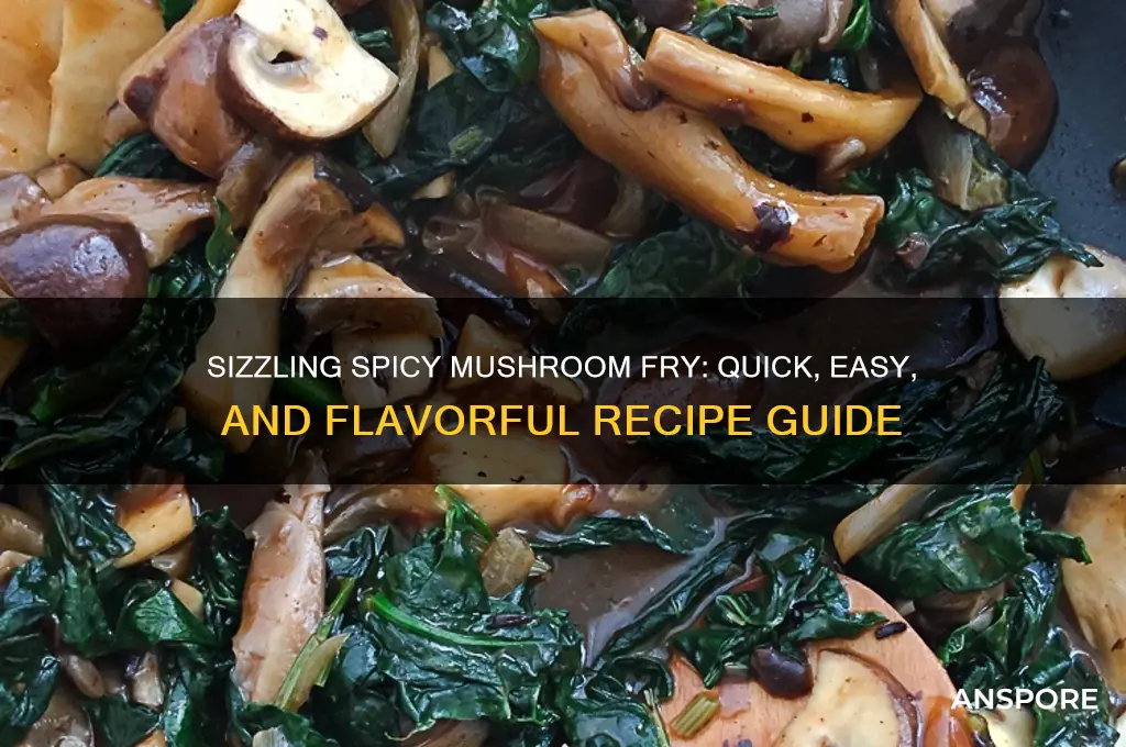 how to make spicy mushroom fry