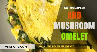 Easy Spinach and Mushroom Omelet Recipe: Quick Breakfast Delight
