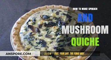 Easy Spinach and Mushroom Quiche Recipe: Perfect for Brunch or Dinner