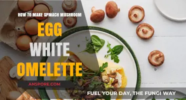 Healthy Spinach Mushroom Egg White Omelette Recipe: Quick & Easy Breakfast Idea