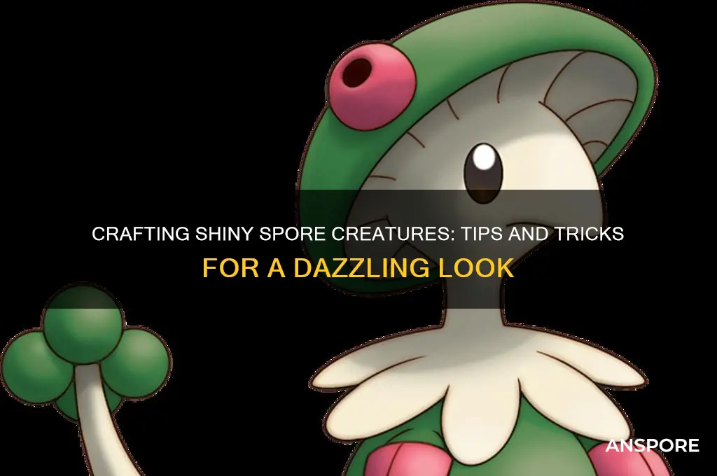 how to make spore creatures shiny