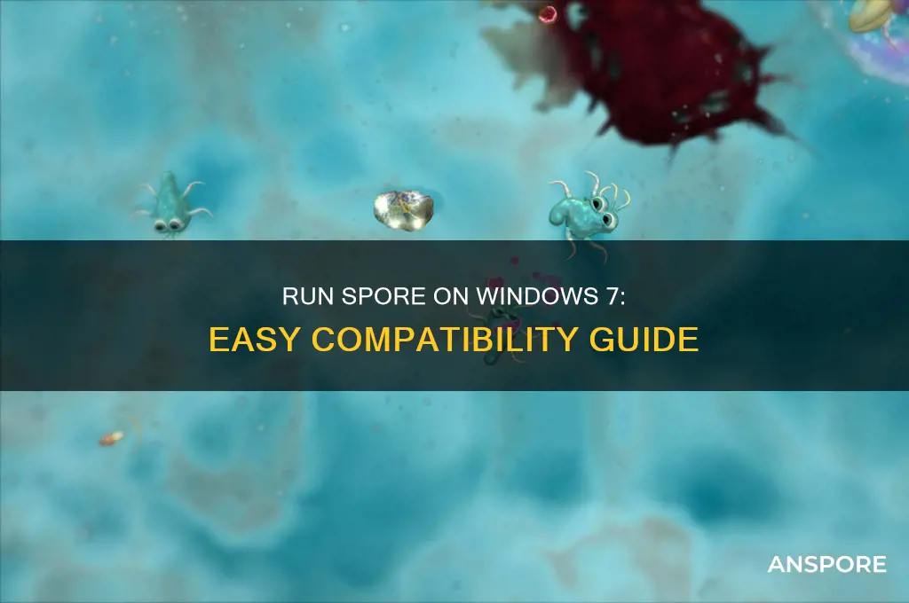 how to make spore run on windows 7