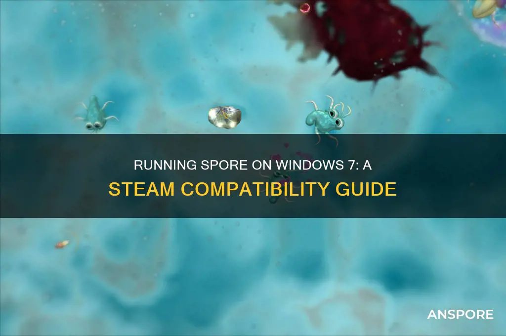 how to make spore work on windows 7 on steam