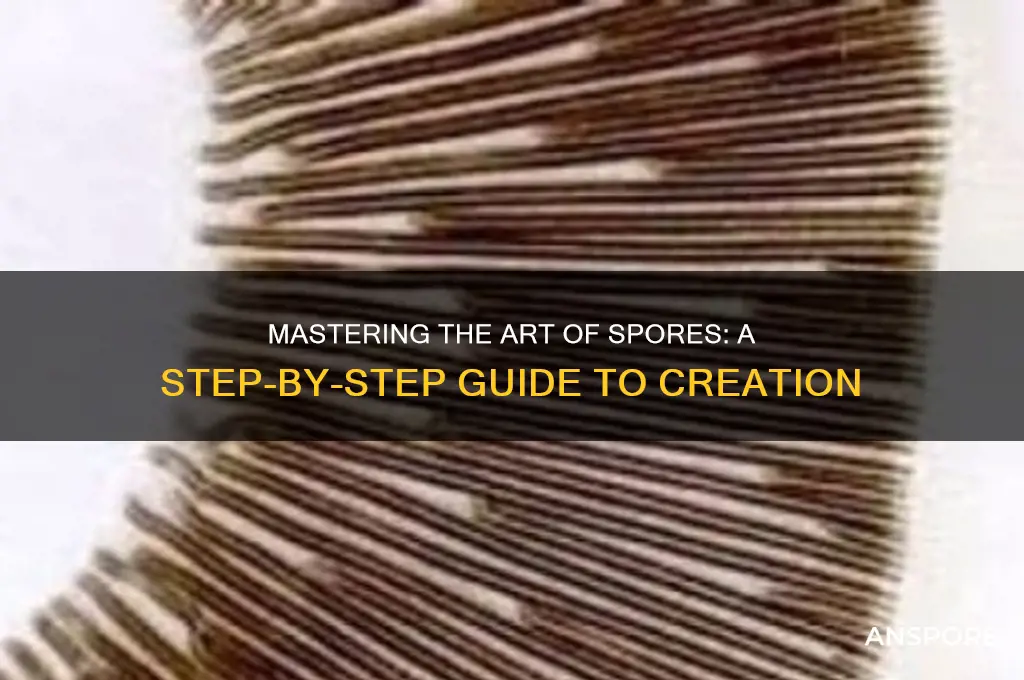 how to make spores