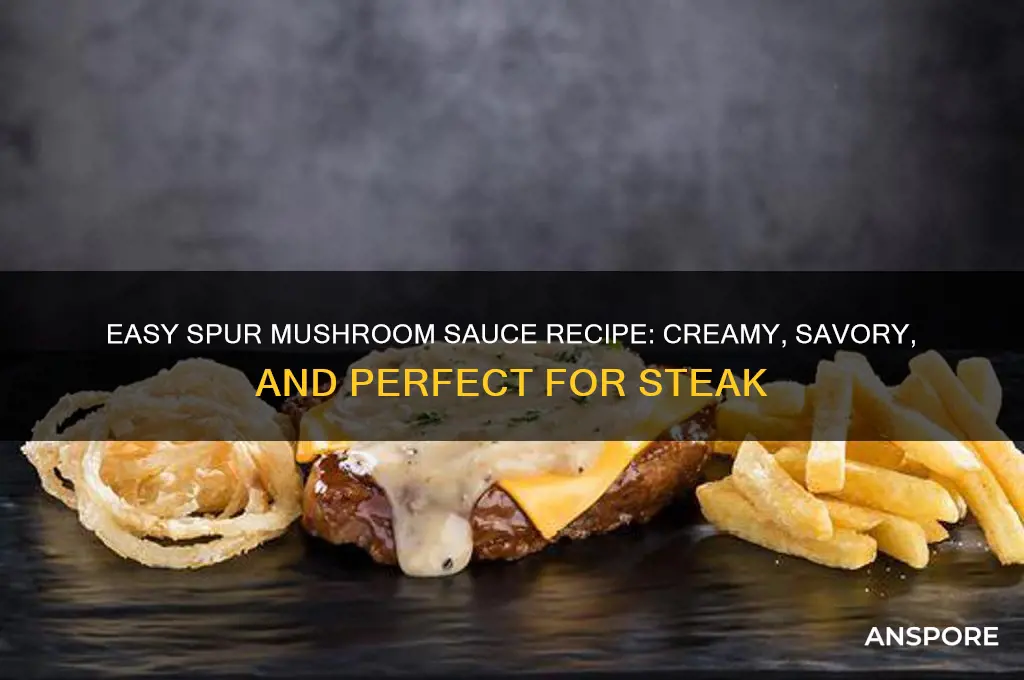 how to make spur mushroom sauce