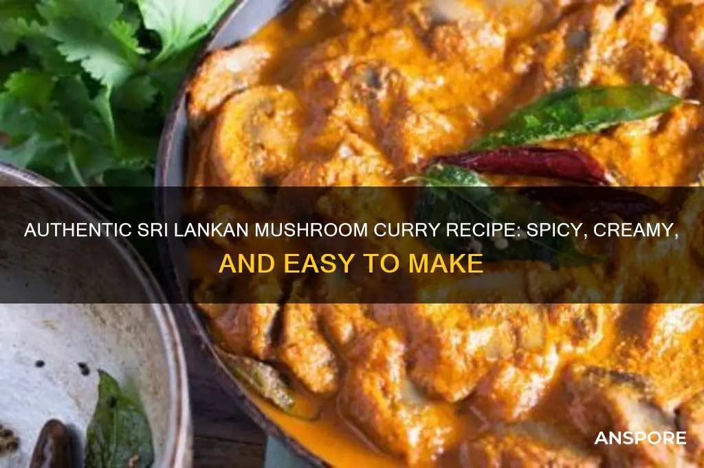 how to make sri lankan mushroom curry