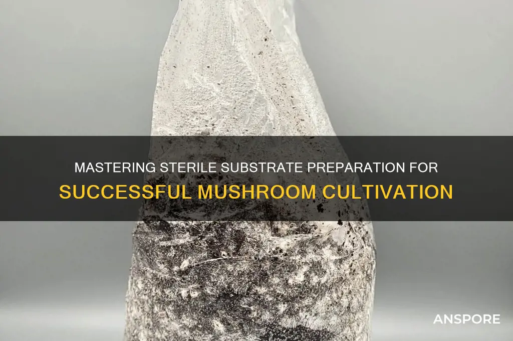 how to make sterile substrate for mushrooms