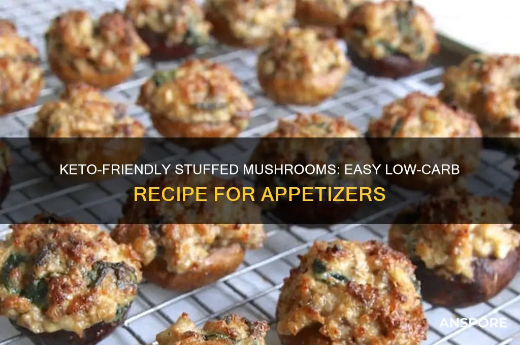 how to make stuffed mushrooms keto
