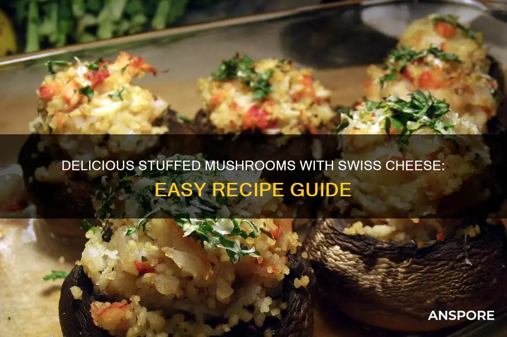 how to make stuffed mushrooms swiss cheese