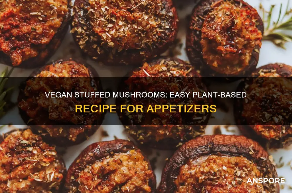 how to make stuffed mushrooms vegan