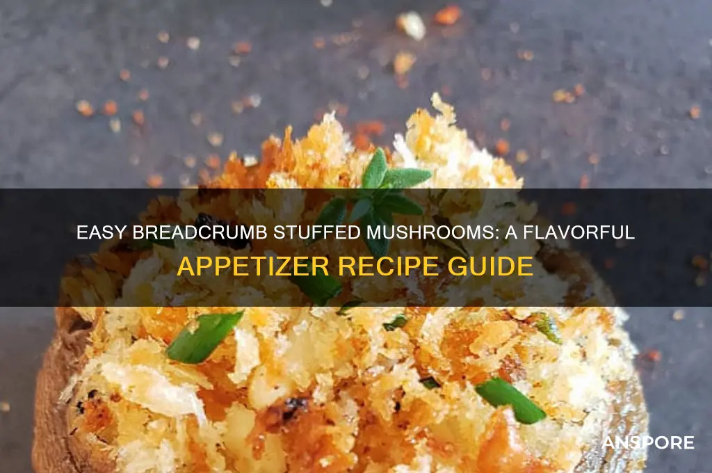 how to make stuffed mushrooms with breadcrumbs