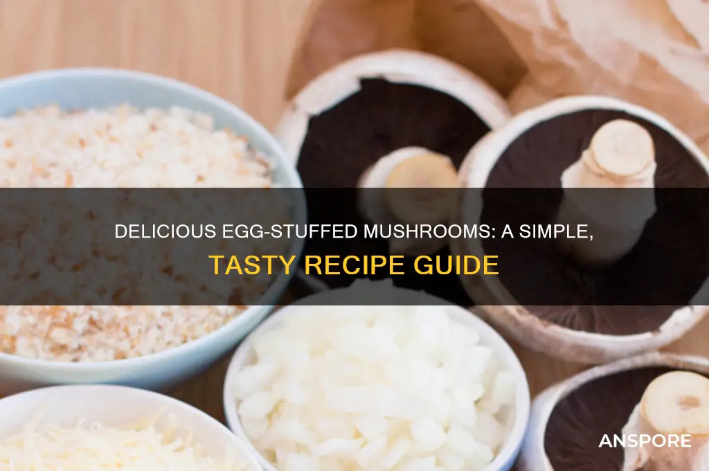 how to make stuffed mushrooms with egg