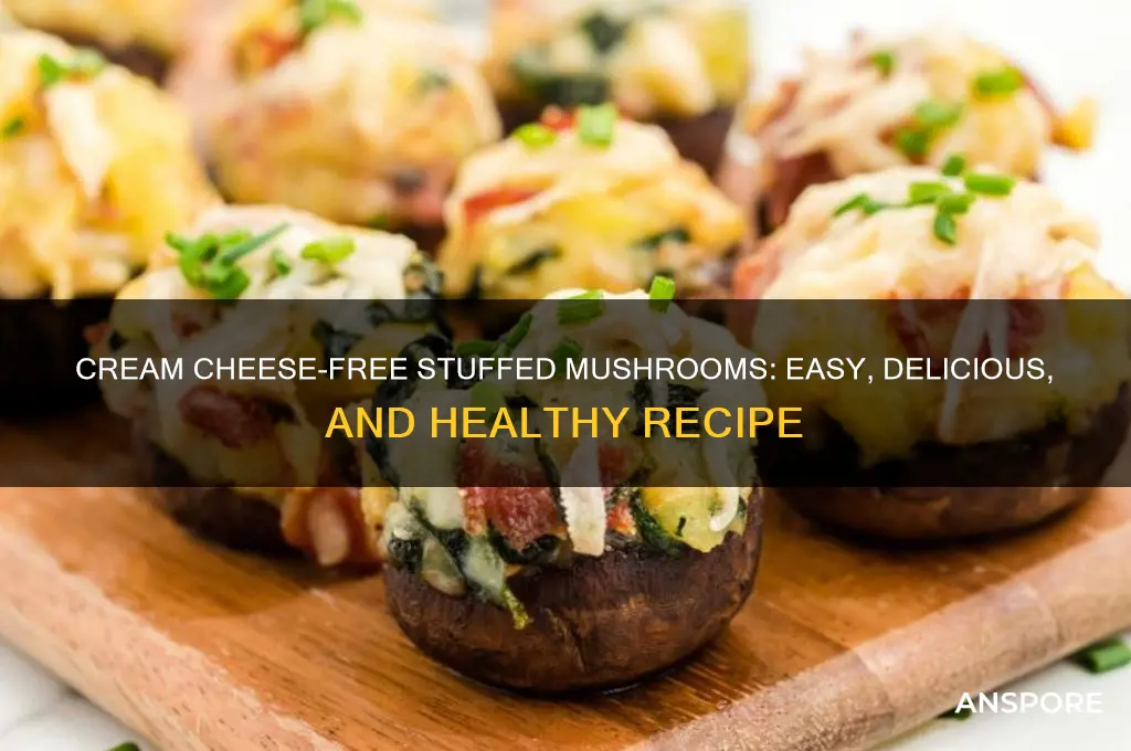 how to make stuffed mushrooms without cream cheese