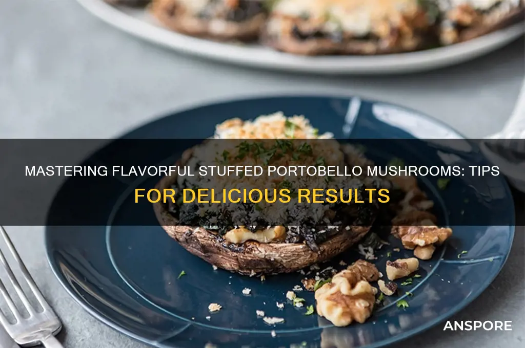 how to make stuffed portobello mushroom taste good