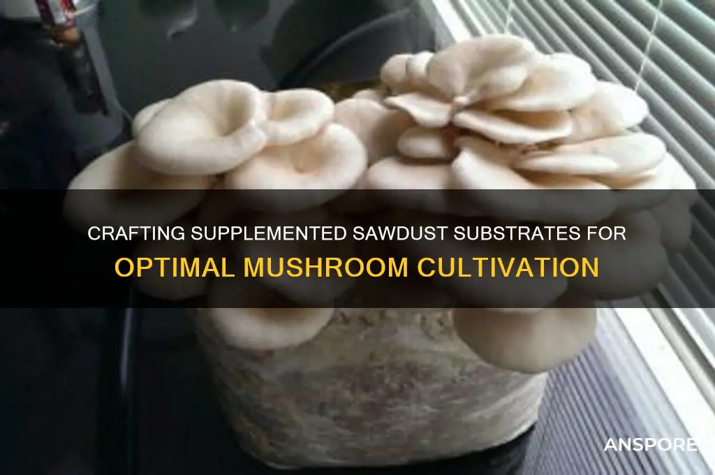 how to make supplemented sawdust for mushrooms