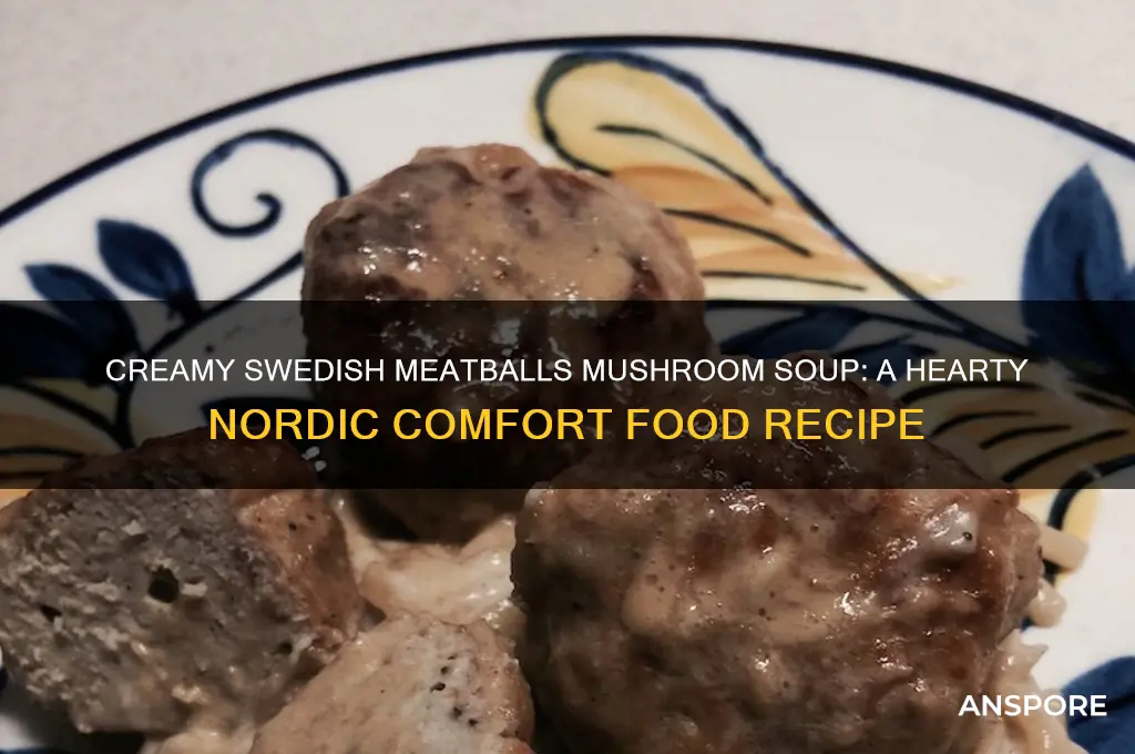 how to make swedish meatballs mushroom soup