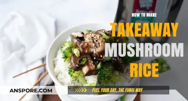 Easy Takeaway-Style Mushroom Rice Recipe: Quick Homemade Delight