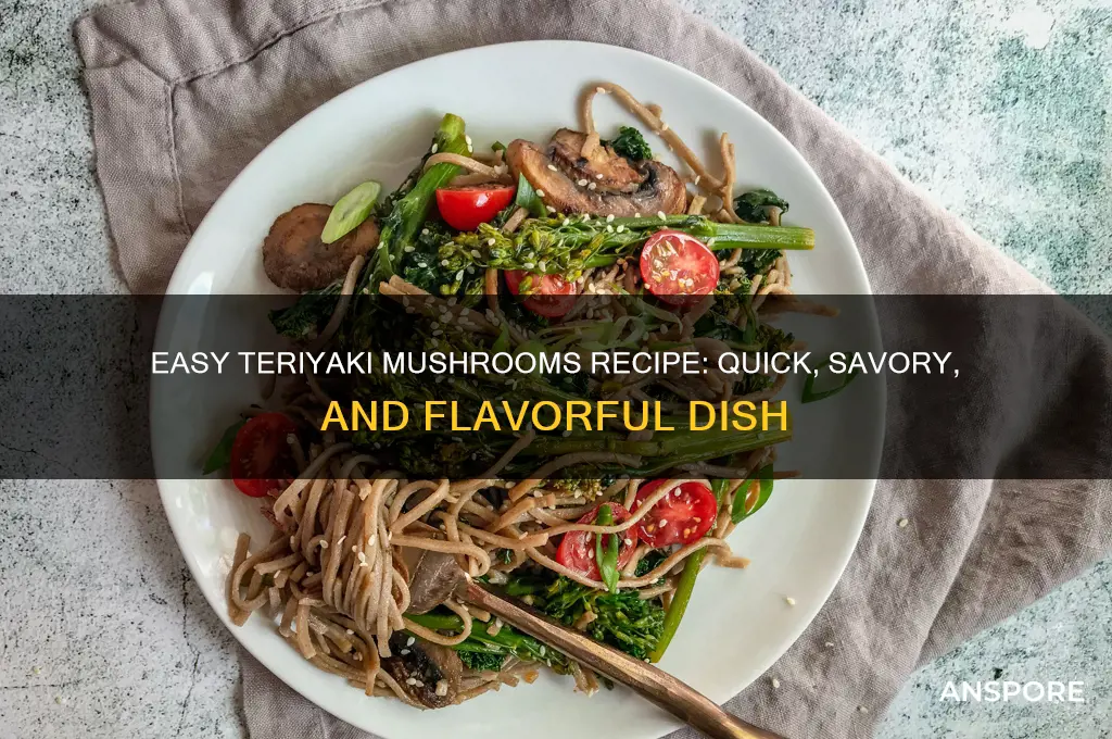 how to make teriyaki mushrooms