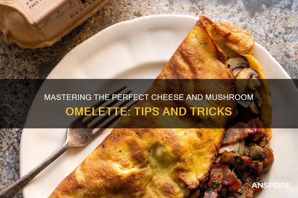 how to make the best cheese and mushroom omelette