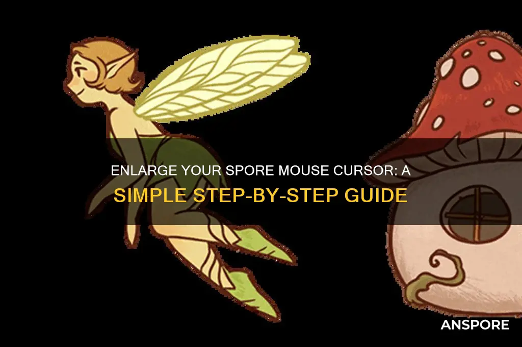 how to make the mouse bigger in spore