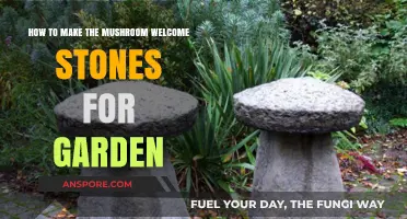 Crafting Charming Mushroom Welcome Stones for Your Garden Oasis