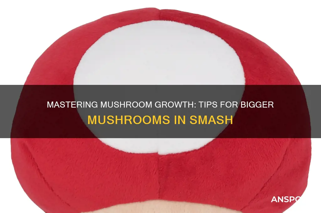 how to make the mushrooms bigger in smash