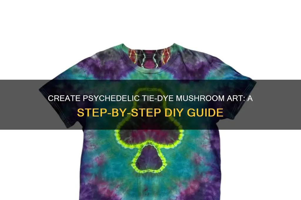 how to make tie dye mushroom