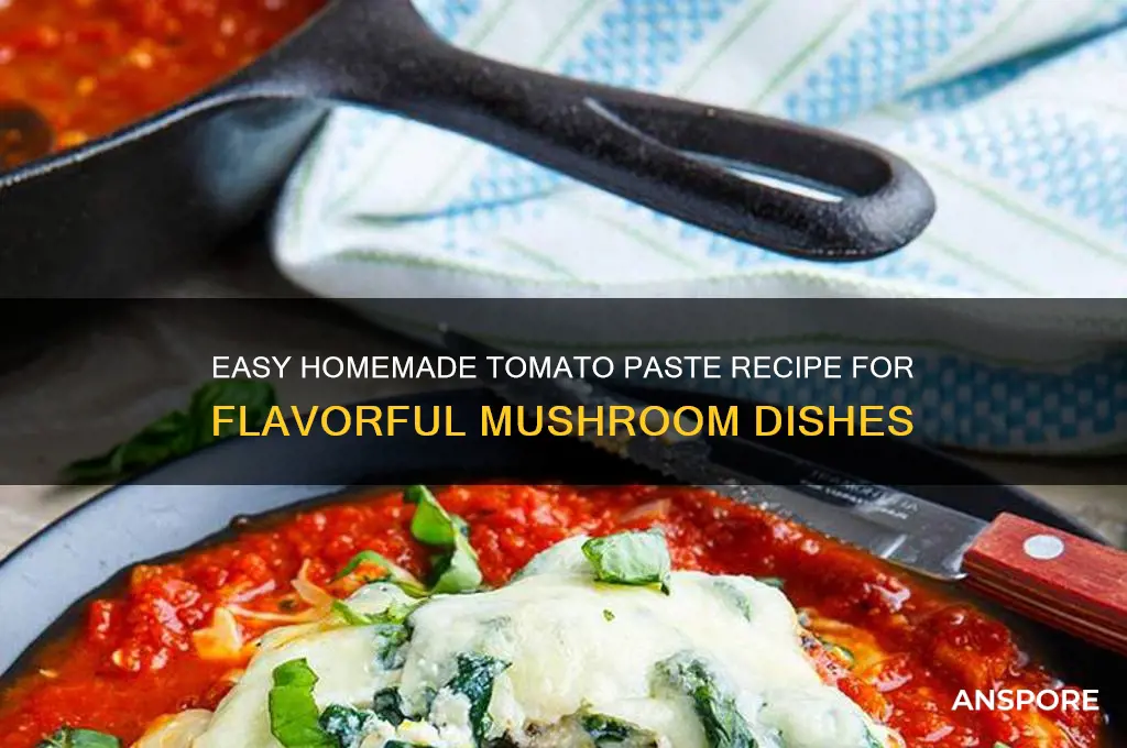 how to make tomato paste for mushrooms