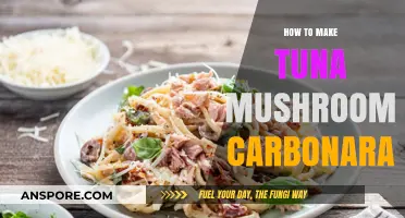 Creamy Tuna Mushroom Carbonara: Easy Recipe for a Savory Twist