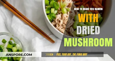 Flavorful Veg Ramen Recipe: Dried Mushrooms for Umami Boost