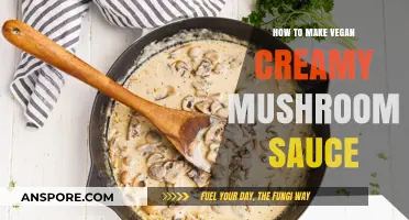 Creamy Vegan Mushroom Sauce: Easy, Dairy-Free Recipe for Rich Flavor