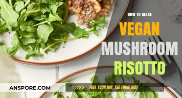 Creamy Vegan Mushroom Risotto: A Simple, Flavorful Plant-Based Recipe