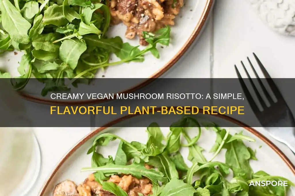 how to make vegan mushroom risotto