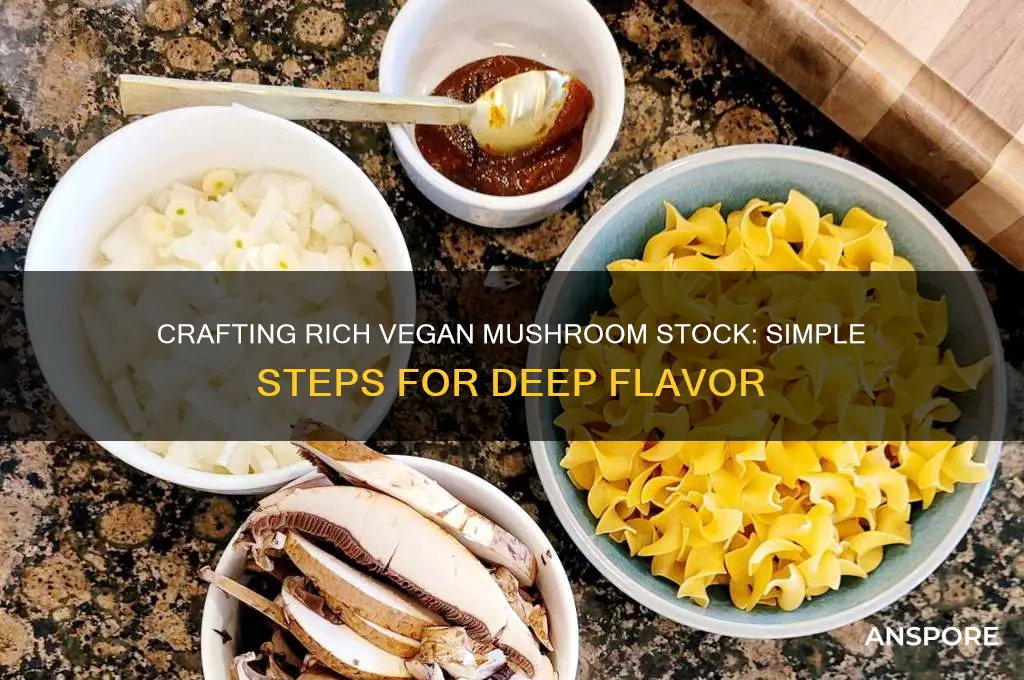 how to make vegan mushroom stock