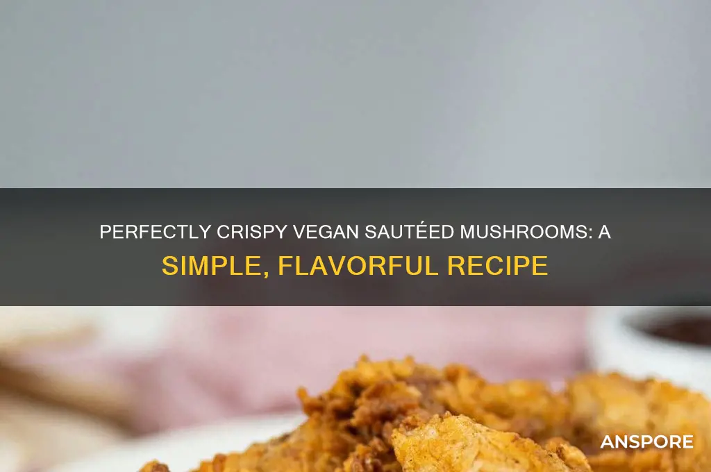 how to make vegan sauteed mushrooms