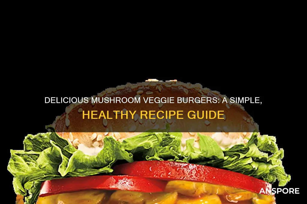 how to make veggie burgers from mushrooms