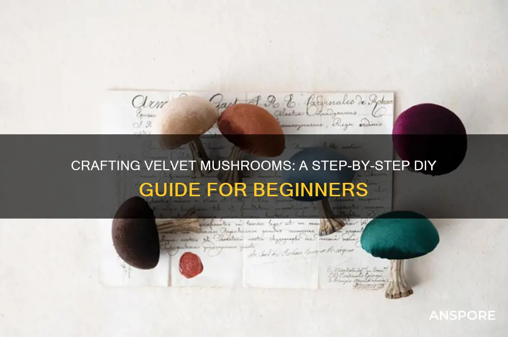 how to make velvet mushrooms