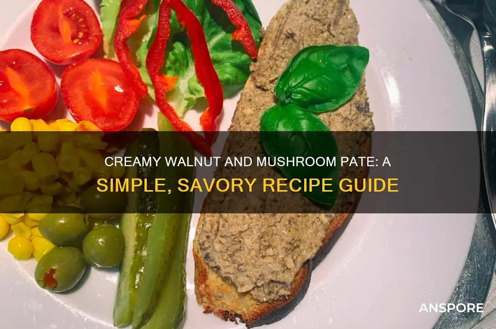 how to make walnut and mushroom pate