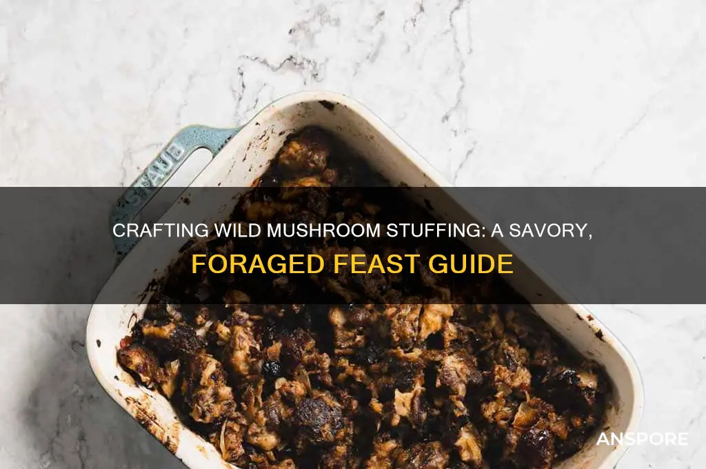 how to make wild mushroom stuffing