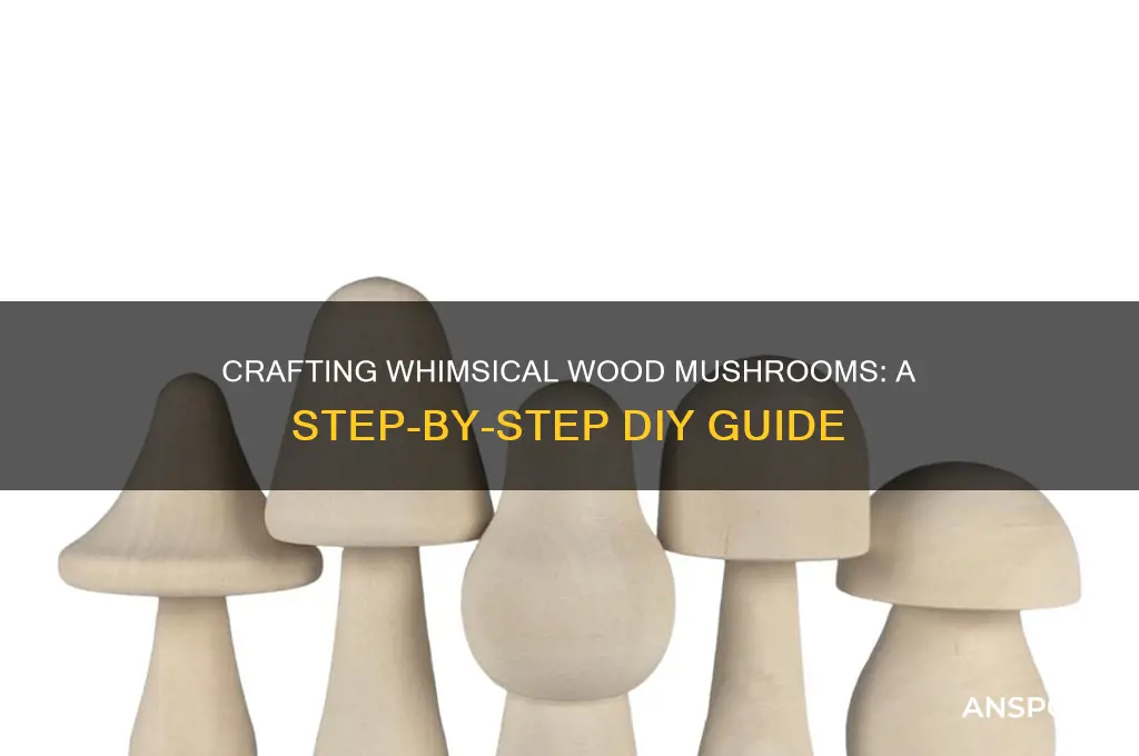 how to make wood mushrooms