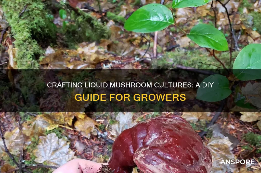how to make your own liquid mushroom culture