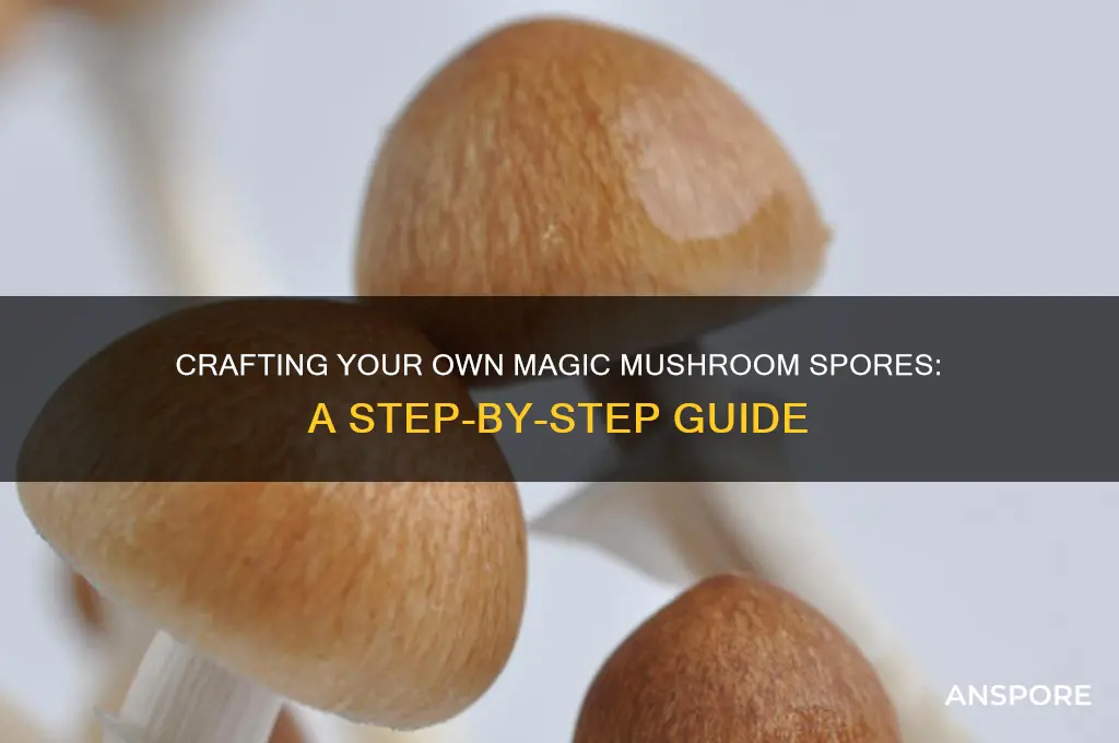 how to make your own magic mushroom spores