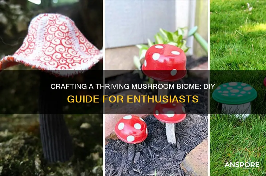 how to make your own mushroom biome