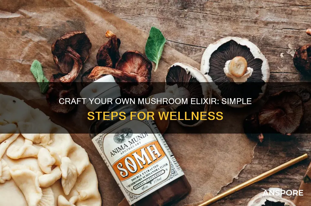 how to make your own mushroom elixir