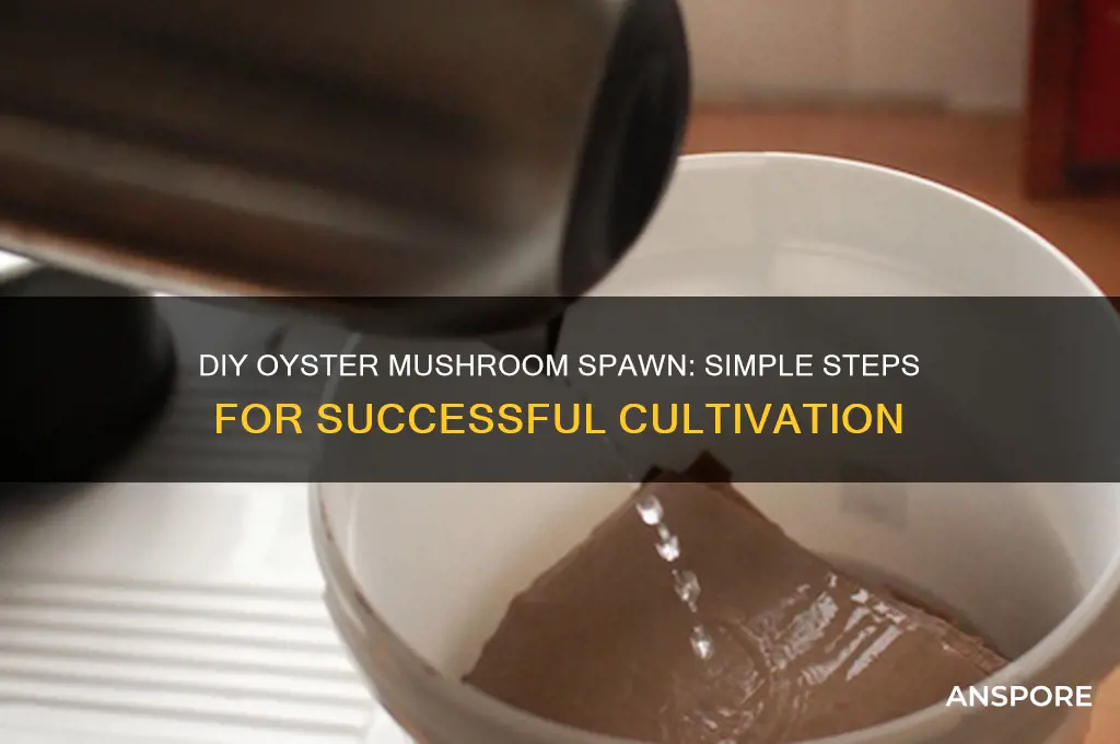 how to make your own oyster mushroom spawn