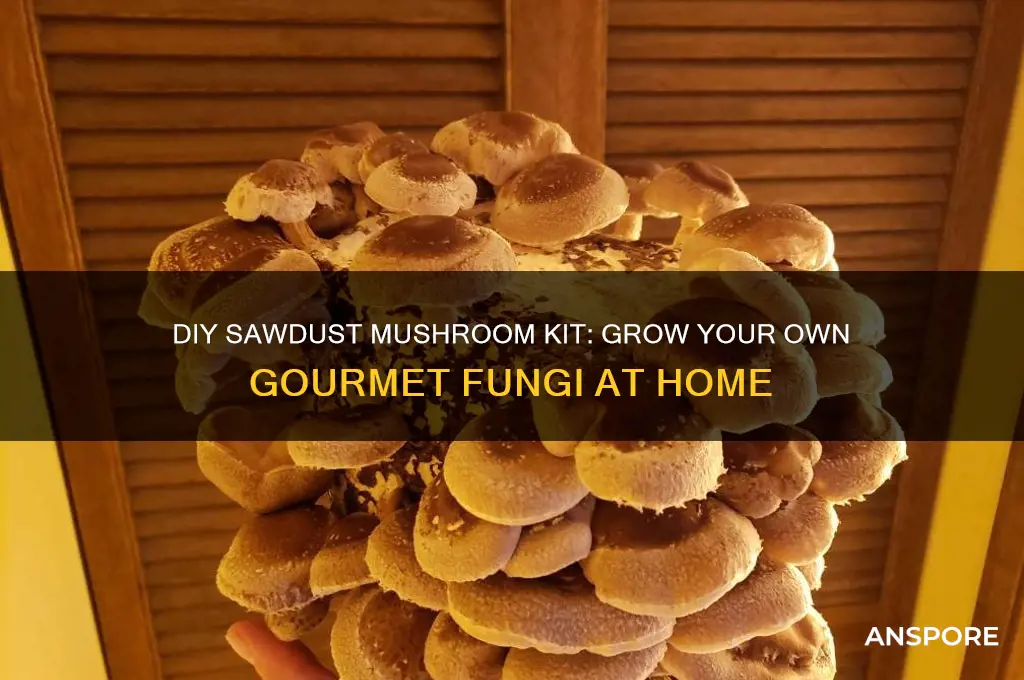 how to make your own sawdust mushroom kit