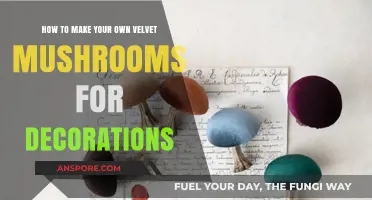 Crafting Cozy Velvet Mushrooms: DIY Decor for Whimsical Spaces